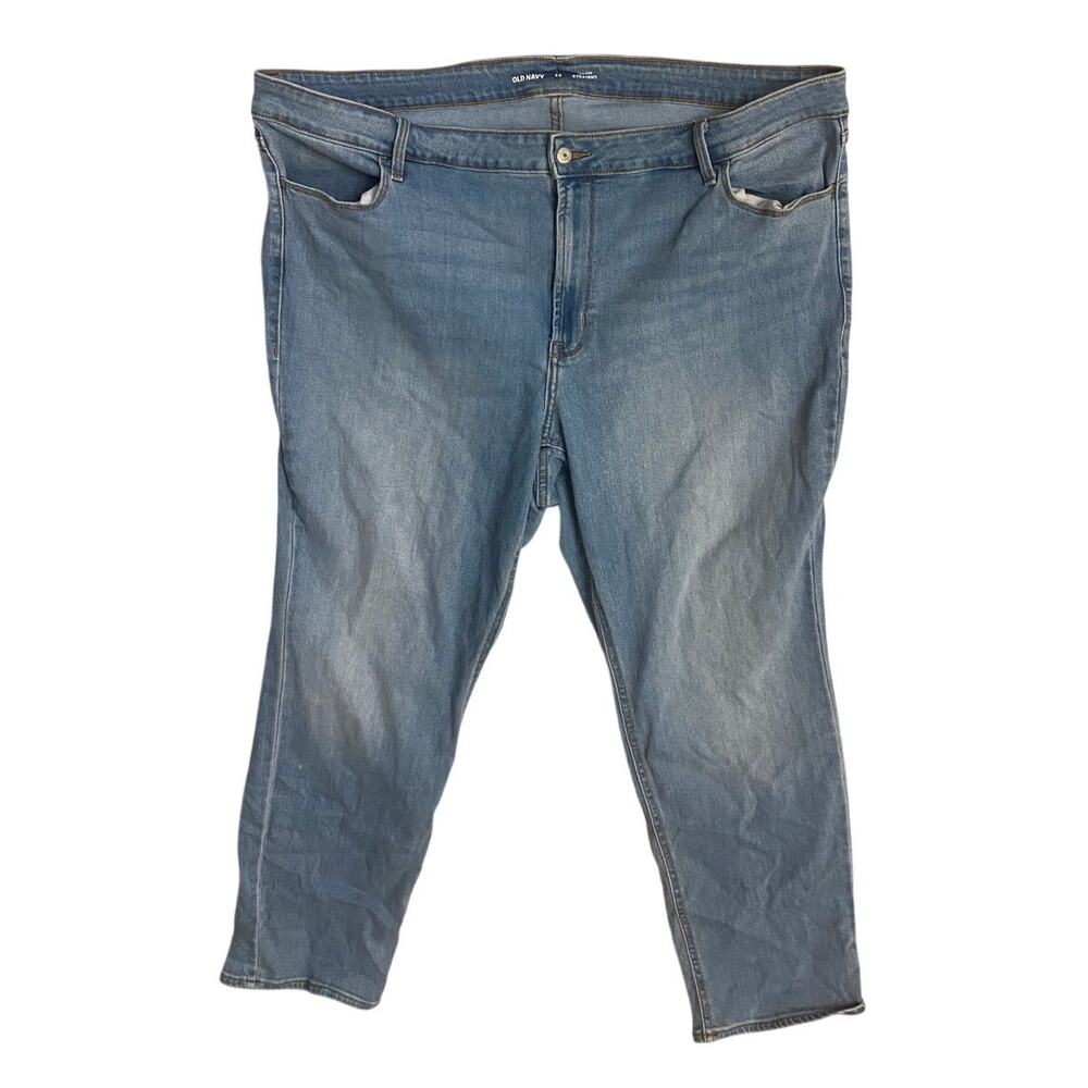 Old Navy Plus Size 24 High-Rise Straight Leg Jeans